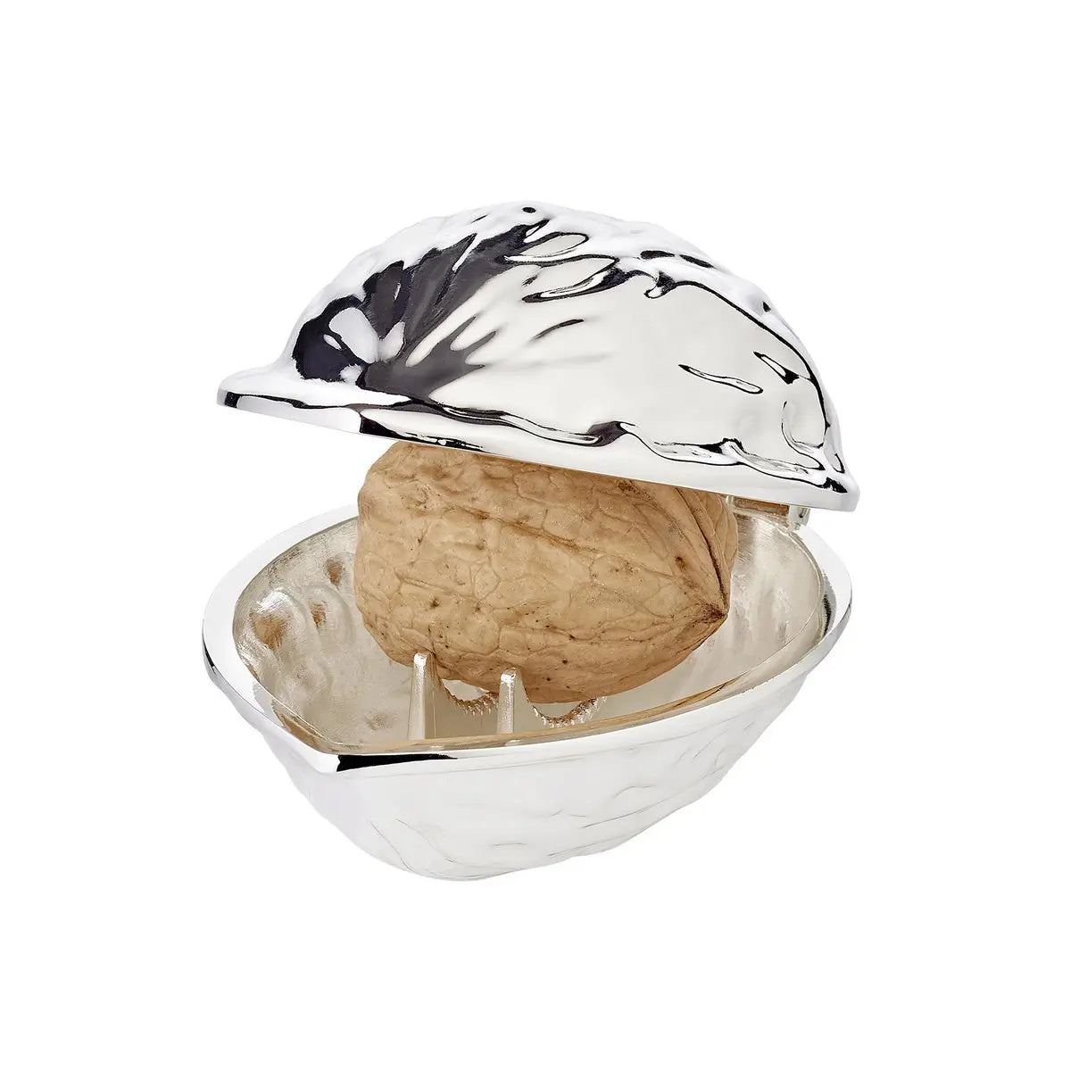 EDZARD casse-noisette noyer, argenté, résistant au ternissement, longueur 9 cm EDZARD-SHOP.com