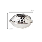 EDZARD casse-noisette noyer, argenté, résistant au ternissement, longueur 9 cm EDZARD-SHOP.com