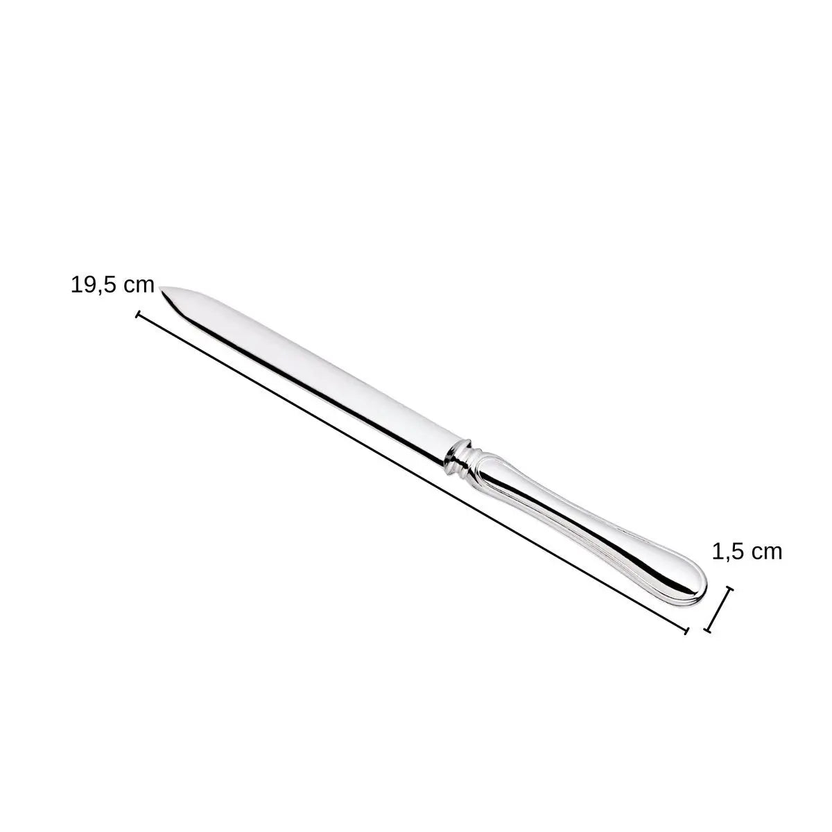 EDZARD coupe-papier couteau à fil, argenté, longueur 19 cm EDZARD-SHOP.com