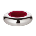 EDZARD drop catcher Magnetum, 2 moitiés avec fermoir magnétique, noble argenté, diamètre 5 cm EDZARD-SHOP.com