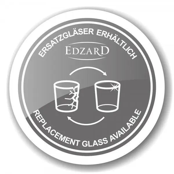 EDZARD lanterne Mascha, noble argenté, résistant au ternissement, hauteur 45 cm, pour bougies jusqu'à 10 cm de diamètre EDZARD-SHOP.com