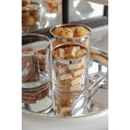EDZARD lanterne Molly, verre en cristal soufflé à la bouche avec bord en platine, hauteur 10 cm, diamètre 11,5 cm EDZARD-SHOP.com