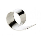 EDZARD lot de 2 ronds de serviette volute, argenté, résistant au ternissement, longueur 6 cm, diamètre 4 cm EDZARD-SHOP.com