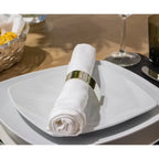 EDZARD lot de 2 ronds de serviette volute, argenté, résistant au ternissement, longueur 6 cm, diamètre 4 cm EDZARD-SHOP.com