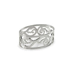 EDZARD lot de 4 ronds de serviette Vita, argenté, résistant au ternissement, longueur 5 cm EDZARD-SHOP.com