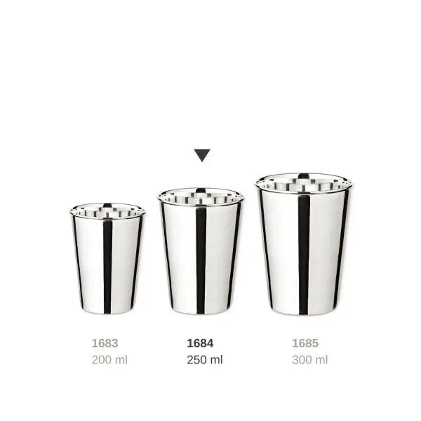 EDZARD mug mug mug mug vase cone argent massif, hauteur 10 cm EDZARD-SHOP.com
