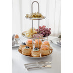 EDZARD service de service Forma, 3 pièces, élégant métal argenté, longueur 16 cm (couteau à fromage, couteau à beurre, fourchette de service) EDZARD-SHOP.com