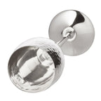 EDZARD set de 2 flûtes à champagne Dodo, martelées, argentées, hauteur 23 cm, contenance 200 ml EDZARD-SHOP.com
