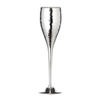 EDZARD set de 2 flûtes à champagne Dodo, martelées, argentées, hauteur 23 cm, contenance 200 ml EDZARD-SHOP.com