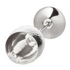 EDZARD set de 2 flûtes à champagne Dodo, martelées, argentées, hauteur 23 cm, contenance 200 ml EDZARD-SHOP.com