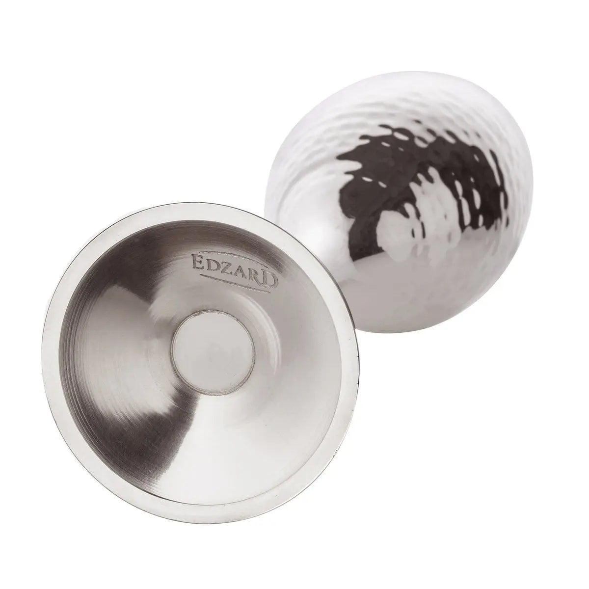 EDZARD set de 2 flûtes à champagne Dodo, martelées, argentées, hauteur 23 cm, contenance 200 ml EDZARD-SHOP.com