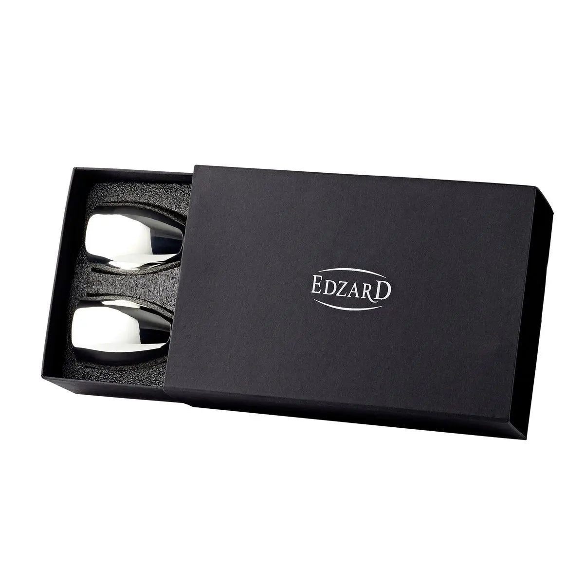 EDZARD set de 2 flûtes à champagne Dodo, noble argenté, hauteur 23 cm, contenance 200 ml EDZARD-SHOP.com
