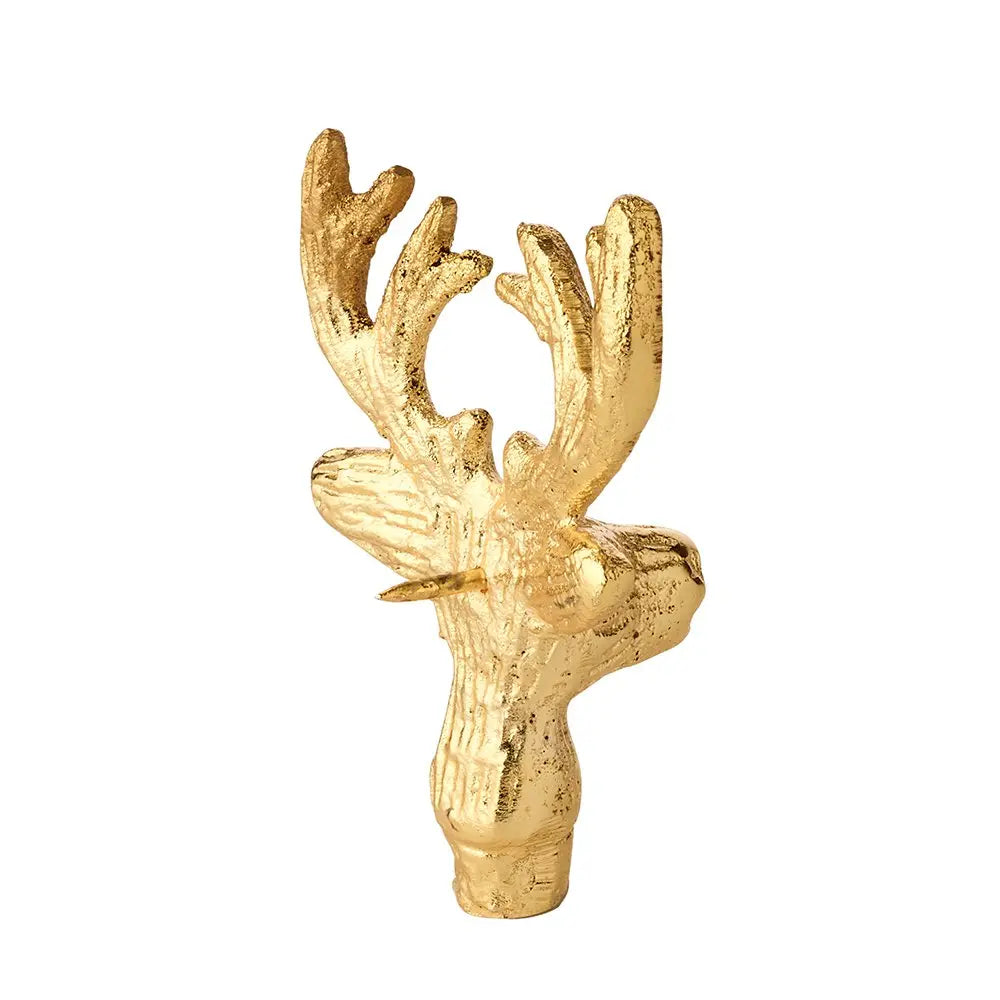 EDZARD set de 3 bougeoirs bougeoirs élan, aluminium nickelé doré, hauteur 6 cm EDZARD-SHOP.com