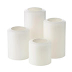 EDZARD set de 4 photophores, bougies permanentes, Pin Cornélius, ø 6 cm, hauteur 6, 8, 10, 12 cm, résistant à la chaleur jusqu'à 90° EDZARD-SHOP.com