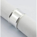 EDZARD set de 6 ronds de serviette Madrid, métal argenté fin, diamètre 4 cm EDZARD-SHOP.com