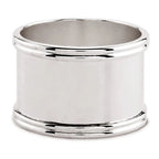 EDZARD set de 6 ronds de serviette Madrid, métal argenté fin, diamètre 4 cm EDZARD-SHOP.com
