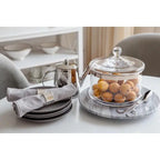 EDZARD set de 6 ronds de serviette Madrid, métal argenté fin, diamètre 4 cm EDZARD-SHOP.com