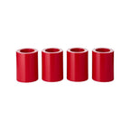 Edzard 4 Set TEA LUMER SUPPORT CORNELIUS ROUGE Ø 6 cm H 8 cm, porte-chauds résistants à la chaleur 90 ° EDZARD-SHOP.com