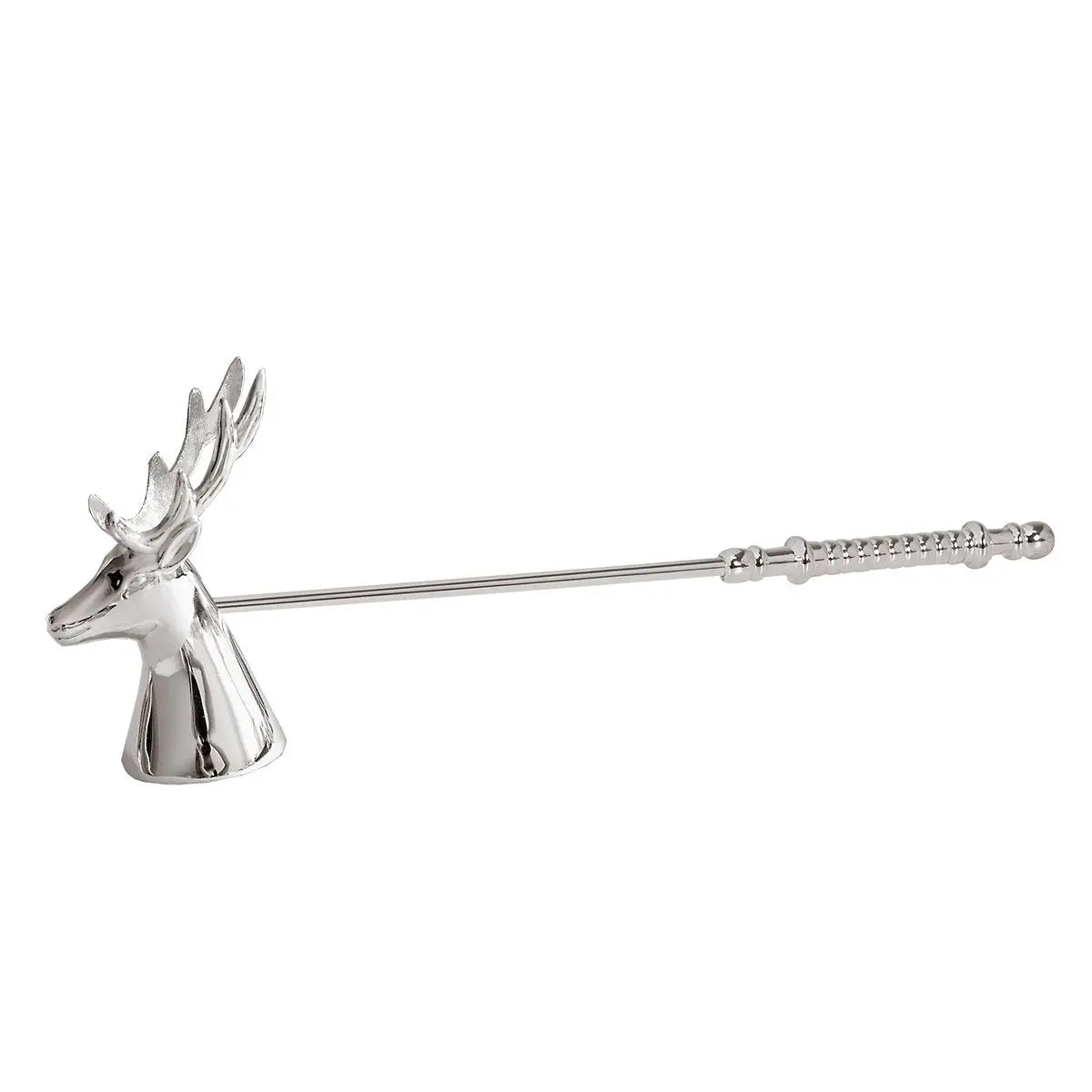 Extincteur à bougie EDZARD cerf tueur de flammes, noble argenté, protégé contre la ternissure, longueur 26 cm EDZARD-SHOP.com