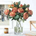 Fleur artificielle pivoine française rétro – Style vintage Dropshipman