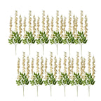 Fleurs artificielles lot de 12 110 cm jaune plastique Clayre & Eef.