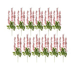 Fleurs artificielles lot de 12 110 cm plastique rose Clayre & Eef.