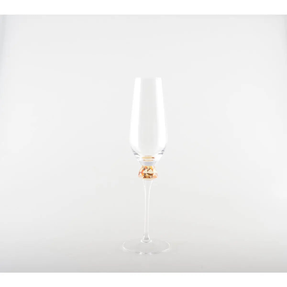 Flûtes avec pied en diamant 4 couleurs - lot de 4 AULICA
