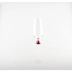 Flûtes avec pied en diamant 4 couleurs - lot de 4 AULICA
