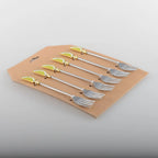 Fourchettes à dessert citron - lot de 6 AULICA