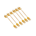 Fourchettes dorées Istanbul - lot de 6 AULICA