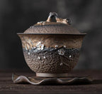 Gaiwan poterie artisanal Guzao fièvre infusion thé bol – Tasse thé traditionnelle chinoise Dropshipman