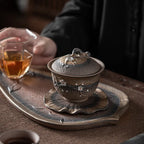 Gaiwan poterie artisanal Guzao fièvre infusion thé bol – Tasse thé traditionnelle chinoise Dropshipman