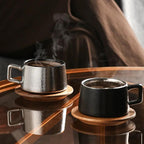 Gobelet Café Bureau Premium – Thé Après-Midi Cadeau Électroplaqué Or Argent Dropshipman