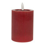 Kaars LED Ø 8x13 cm de cire de rood Clayre & Eef.