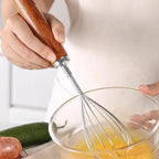 Kit Ustensiles de Cuisine Bois Rose Premium–Ouvre-Bouteille Batteur Œufs Épluchoir Acier Inoxydable Dropshipman