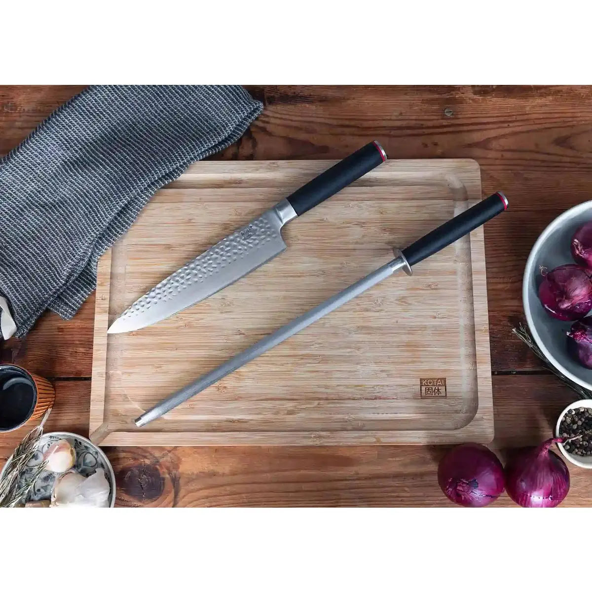 Kitchen Accessories - KOTAI honing steel - 30 cm rod KOTAI kitchen