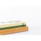Kitchen Accessories - KOTAI sharpening set with double-sided 400/1000 grit whetstone, anti-slip bamboo base, flattening stone and 15 degrees angle guide KOTAI kitchen