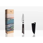 Knife - Bunka paring knife with bamboo Saya and bamboo box - 90 mm blade KOTAI kitchen