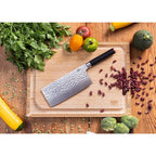 Knife - Cleaver with bamboo Saya and bamboo box - 190 mm blade KOTAI kitchen