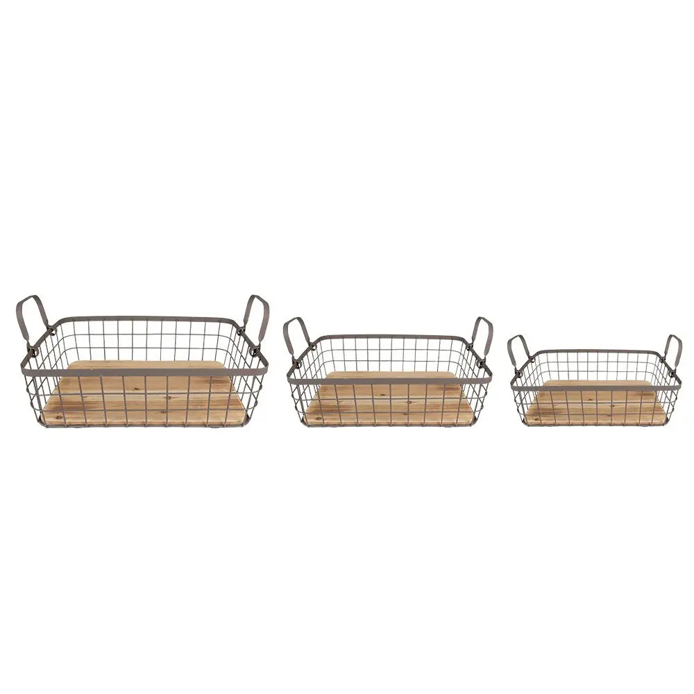 L'homme (set van 3) 38x28x11 / 33x23x10 / 28x18x9 cm Clayre & Eef.