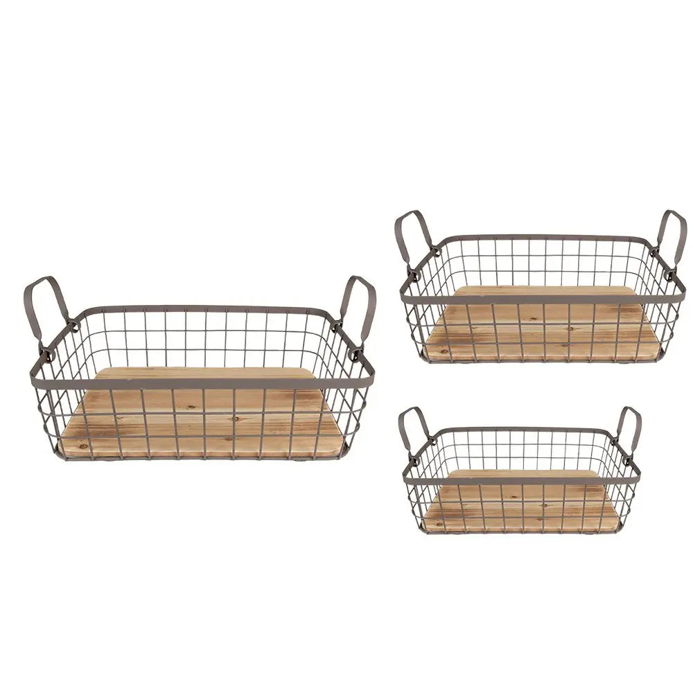L'homme (set van 3) 38x28x11 / 33x23x10 / 28x18x9 cm Clayre & Eef.