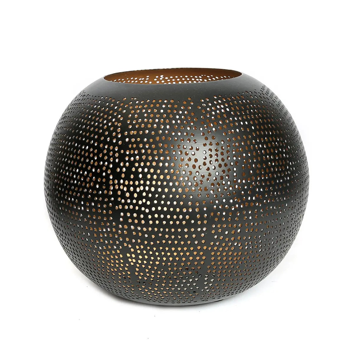 La Boule Percée - Or Noir - XL Bazar Bizar Living