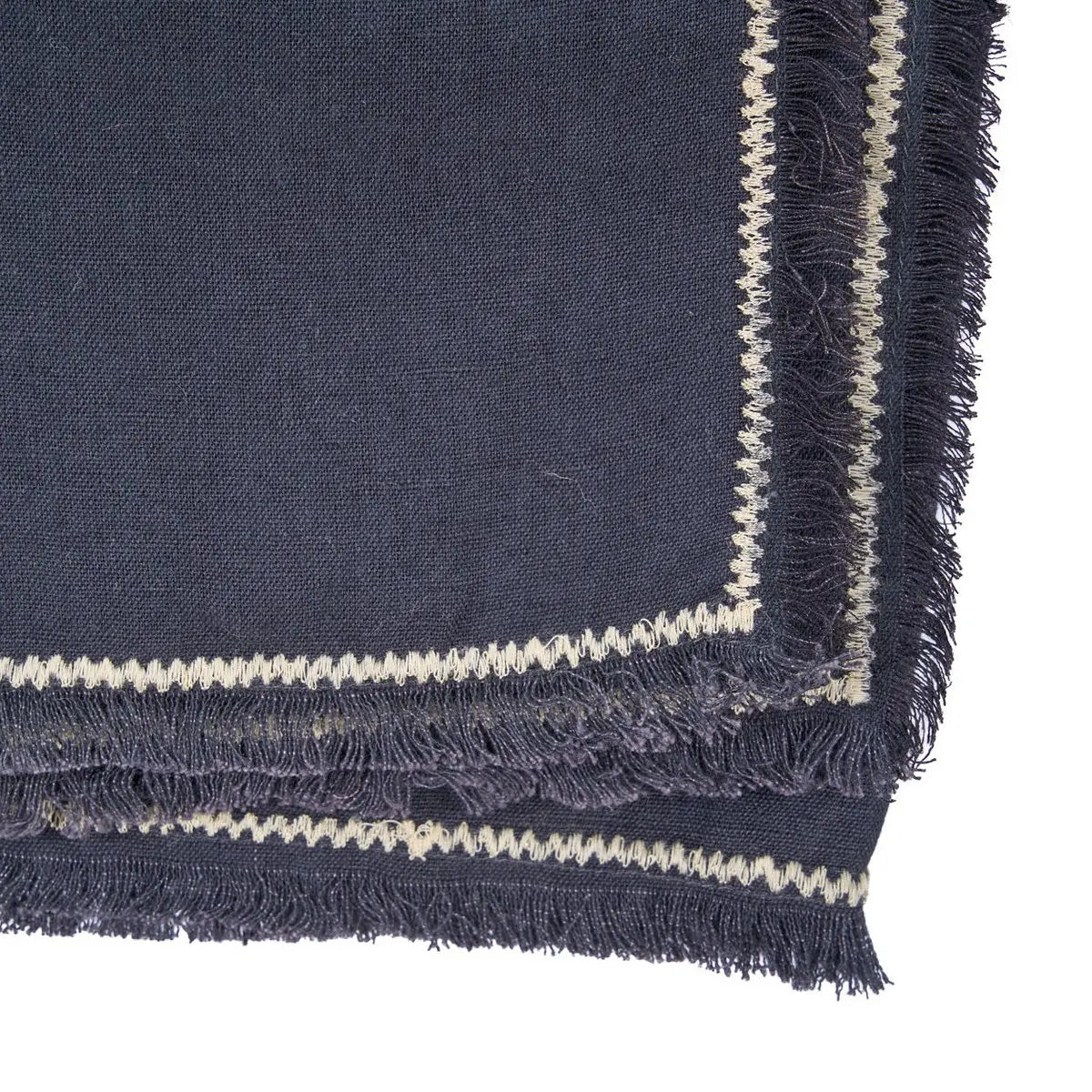 La Nappe Toscane - Noir Naturel - 150x250 Bazar Bizar Living