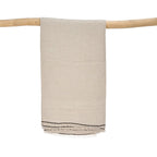 La Nappe Toscane - Noir Naturel - 150x300 Bazar Bizar Living