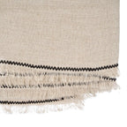 La Nappe Toscane - Noir Naturel - 150x300 Bazar Bizar Living