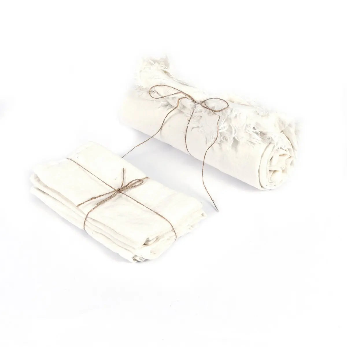 La Nappe en Lin - Blanc - 150x200 Bazar Bizar Living
