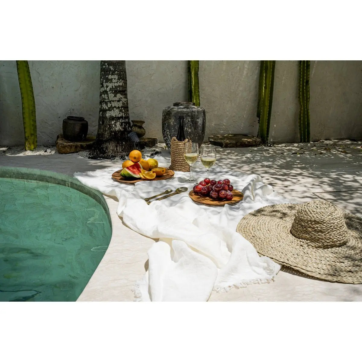 La Nappe en Lin - Blanc - 150x250 Bazar Bizar Living