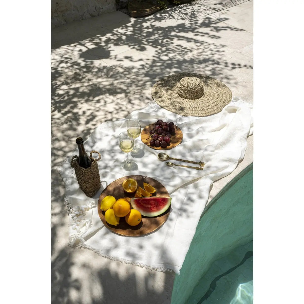 La Nappe en Lin - Blanc - 150x250 Bazar Bizar Living