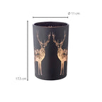 Lanterne EDZARD Tiu H 18 cm noir mat EDZARD-SHOP.com