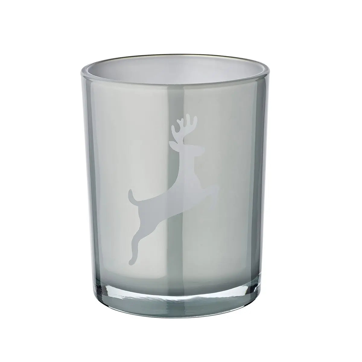Lanterne Loki droite (hauteur 13 cm) en gris EDZARD-SHOP.com